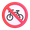 no bicycles emoji